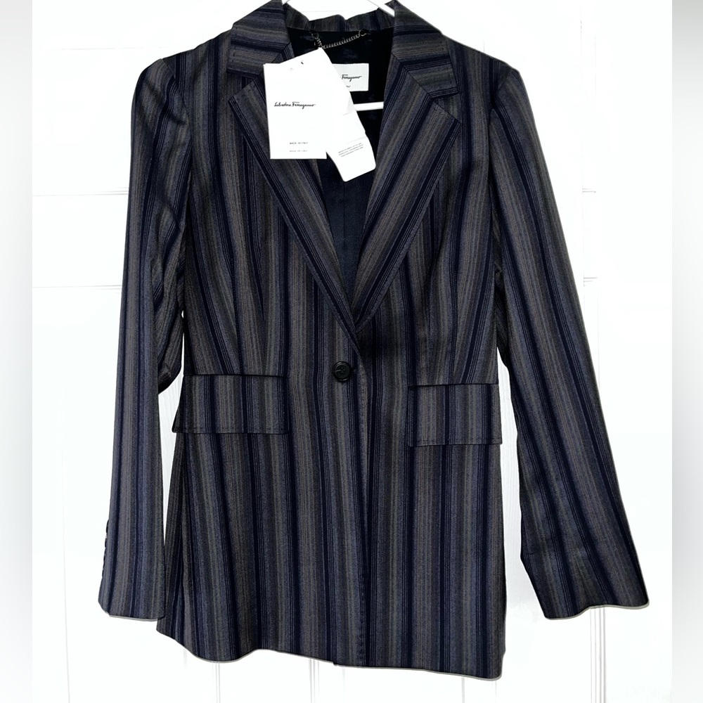Salvatore Ferragamo Blazer Wool jacket women sz 38 IT